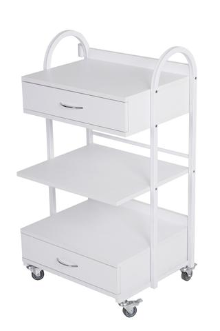 Столик косметолога МАКСИ 2 белый