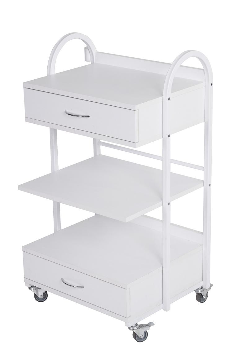 Столик косметолога МАКСИ 2 белый